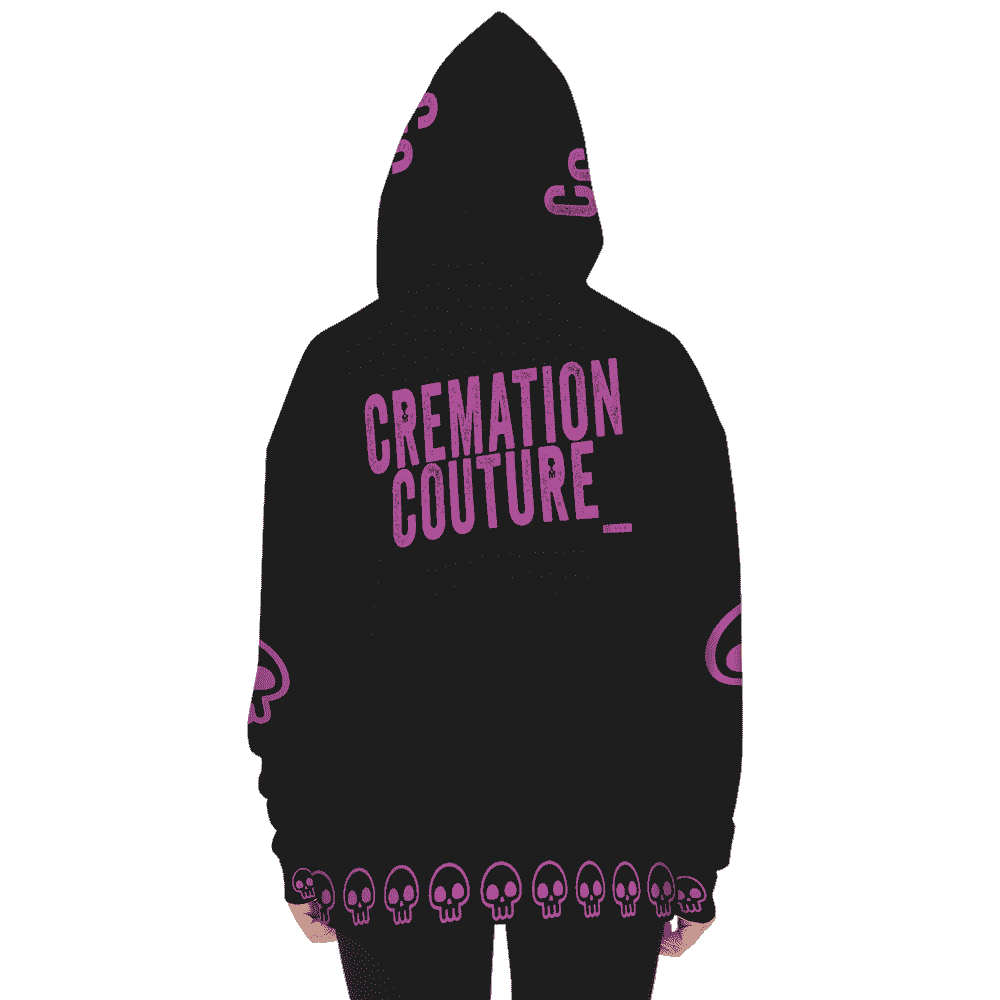 GOTH MOM Women’s Relaxed Fit Hoodie With Front Patch-Super Heavy 375g