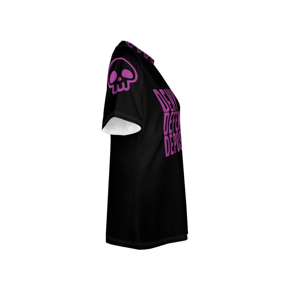 DENY DEFEND DEPOSE Women’s Athletic Jersey-Heavyweight 225g