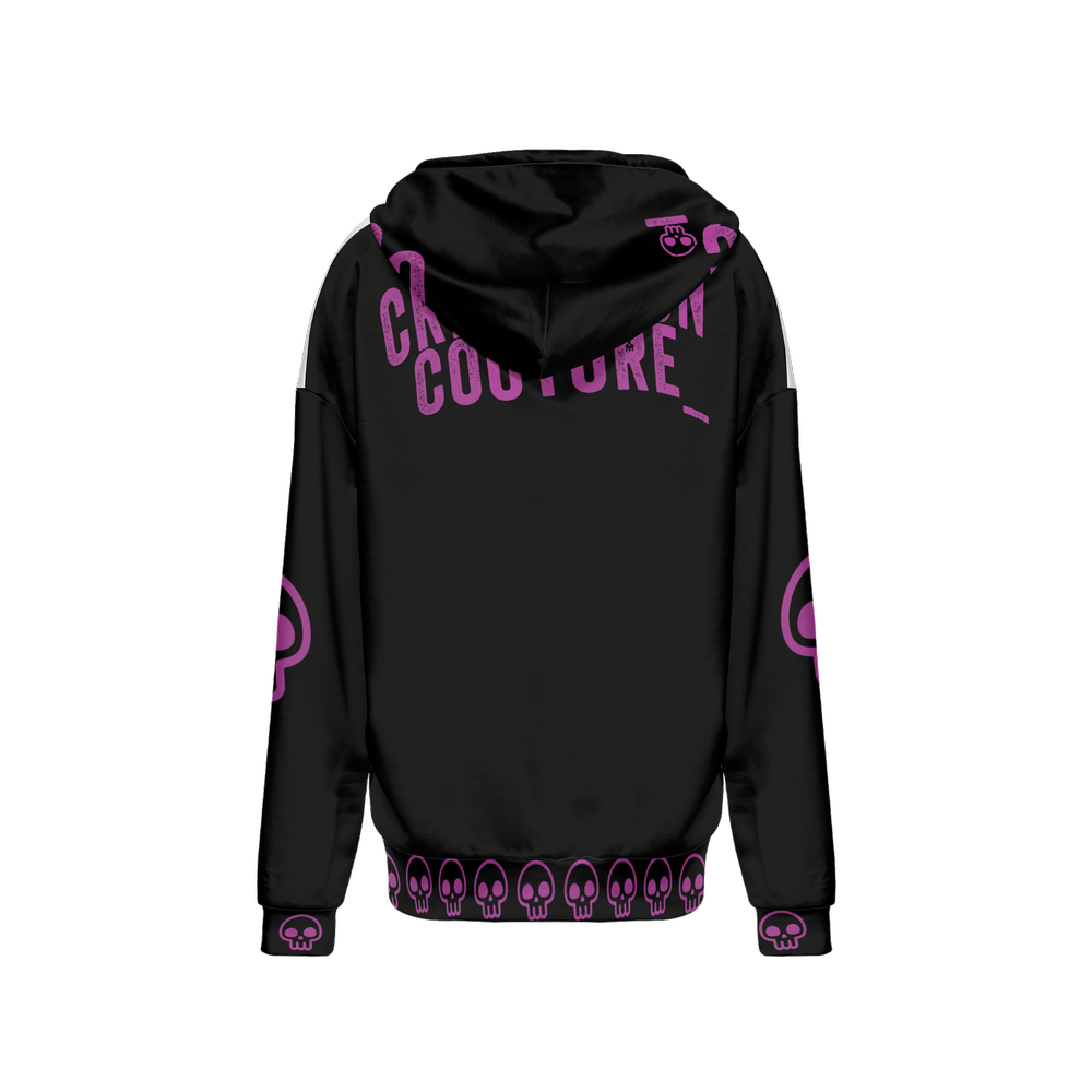 GOTH MOM Women’s Relaxed Fit Hoodie With Front Patch-Super Heavy 375g