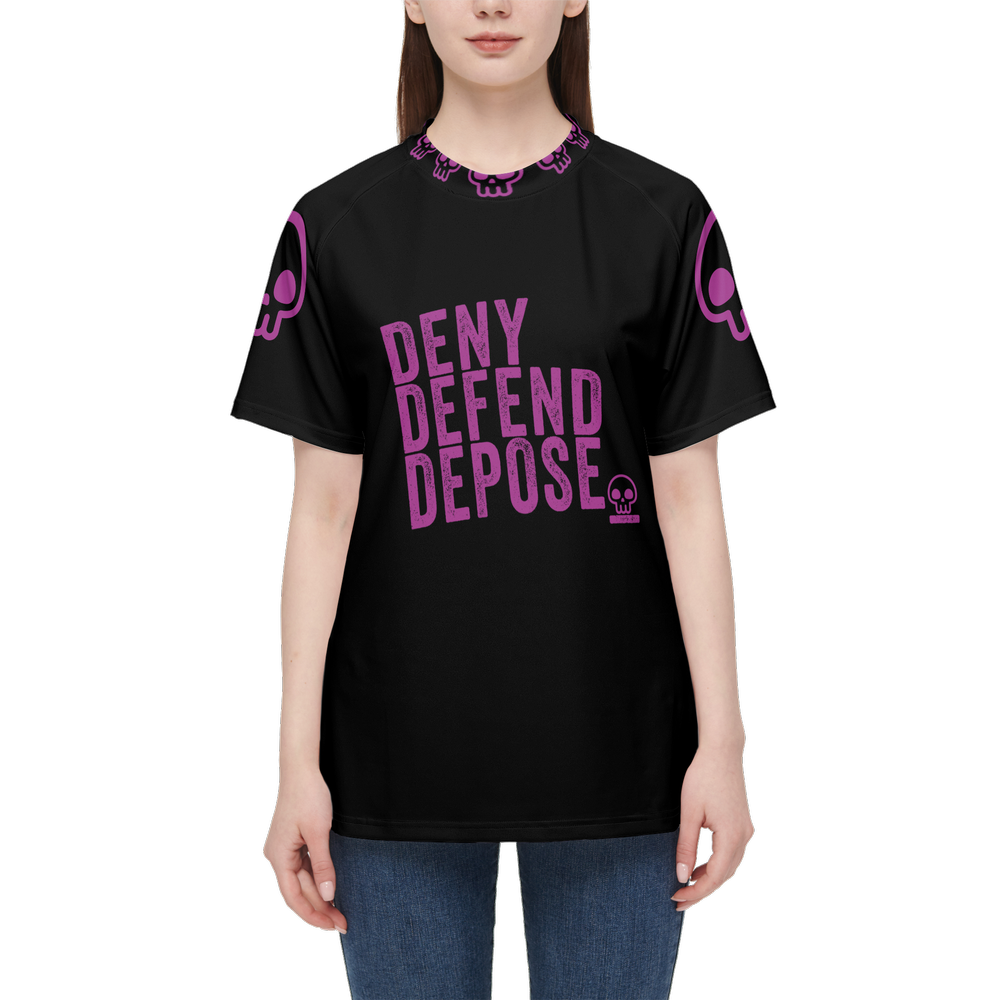 DENY DEFEND DEPOSE Women’s Athletic Jersey-Heavyweight 225g