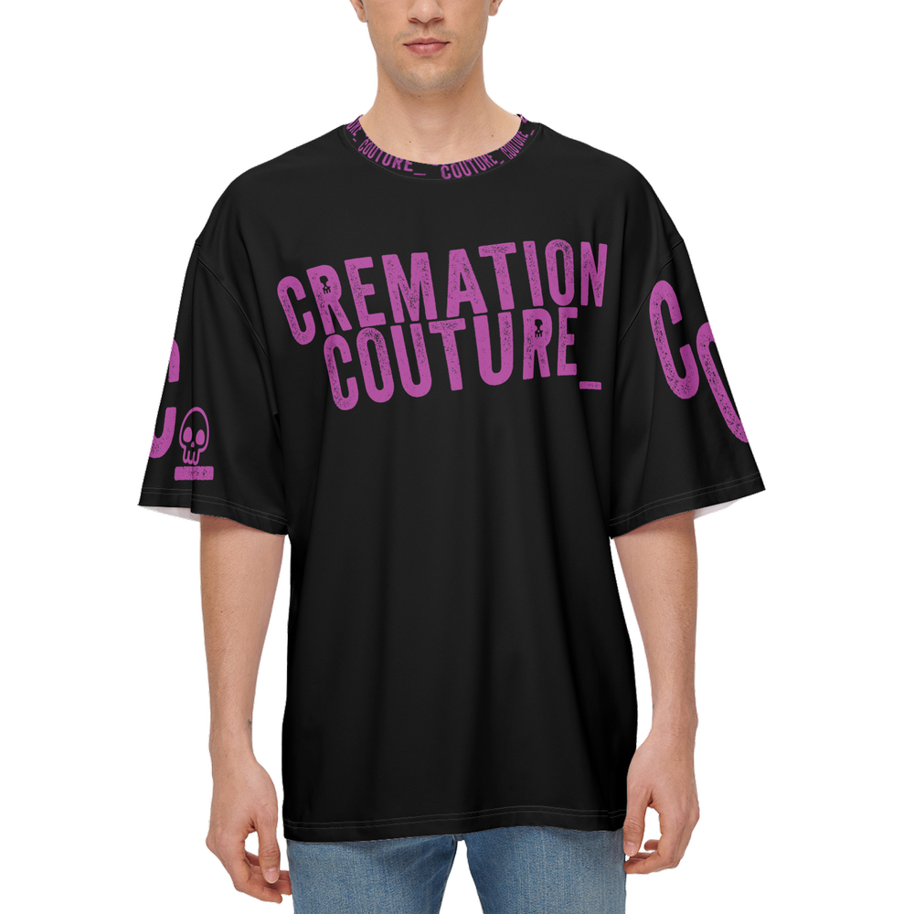 CREMATION COUTURE - Men’s Oversized Short-Sleeve T-Shirt-Heavyweight 225g - Black