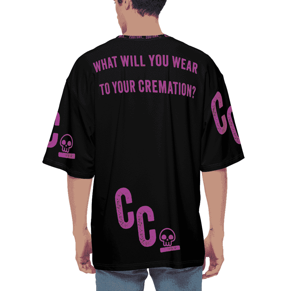 CREMATION COUTURE - Men’s Oversized Short-Sleeve T-Shirt-Heavyweight 225g - Black
