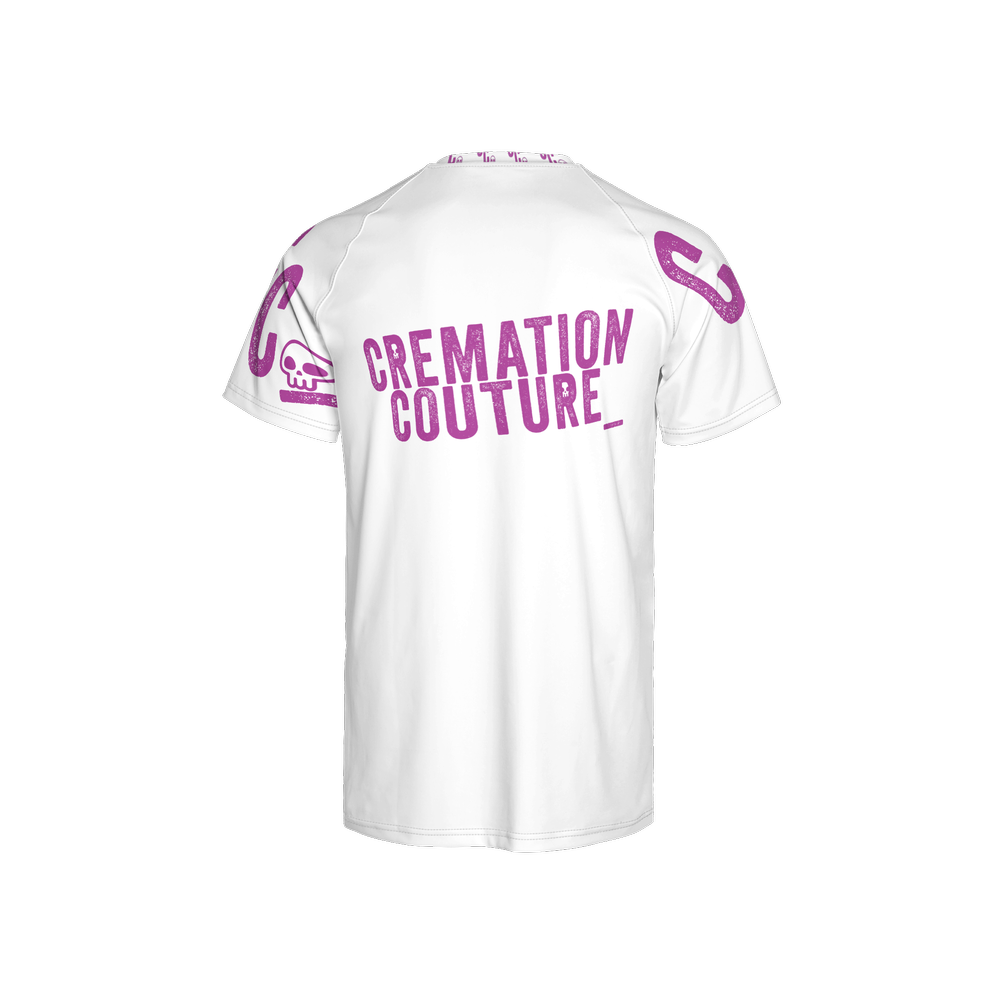 CREMATION COUTURE SKULLY Men’s Athletic Jersey-Heavyweight 225g - White
