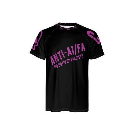 ANTI AI/FA Men’s Athletic Jersey-Heavyweight 225g - Black