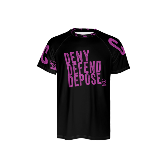 DENY DEFEND DEPOSE Men’s Athletic Jersey-Heavyweight 225g - Black