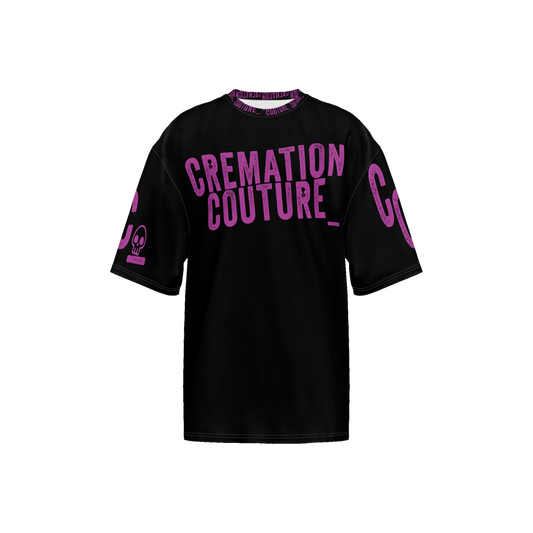 CREMATION COUTURE - Men’s Oversized Short-Sleeve T-Shirt-Heavyweight 225g - Black