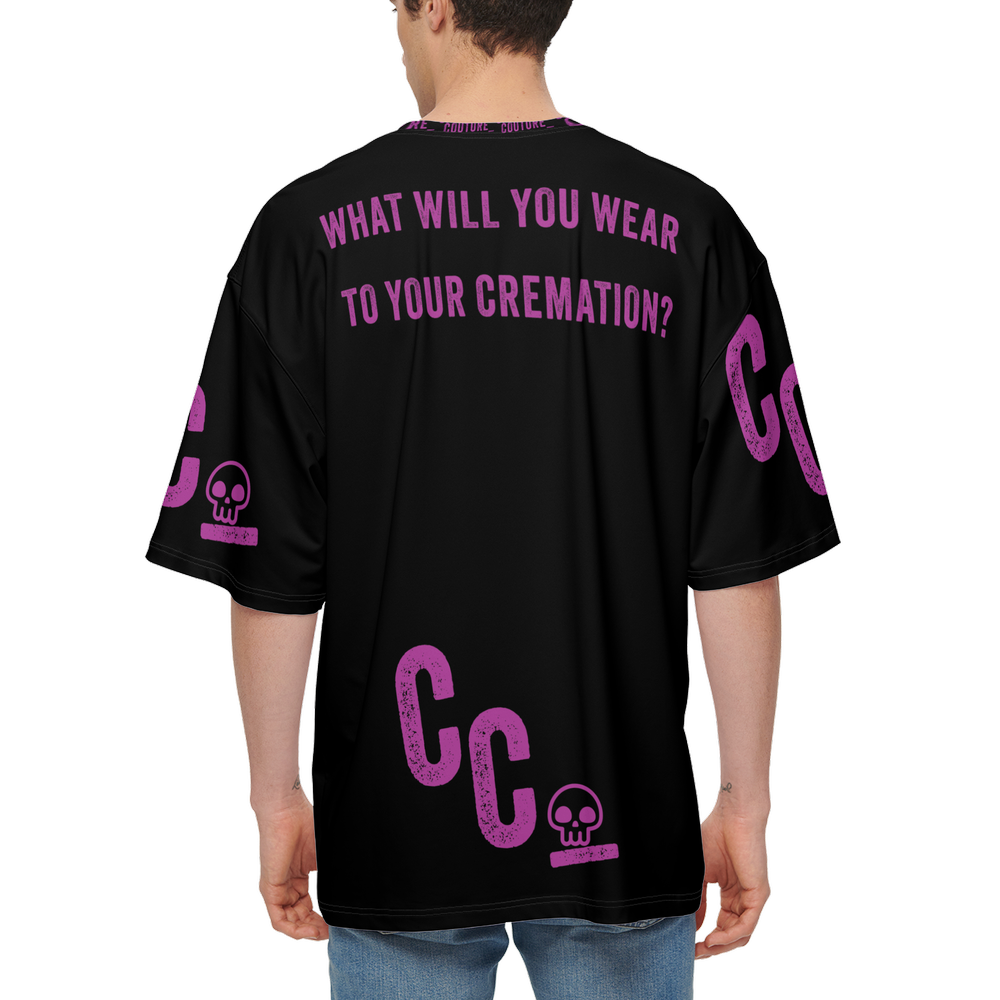CREMATION COUTURE - Men’s Oversized Short-Sleeve T-Shirt-Heavyweight 225g - Black