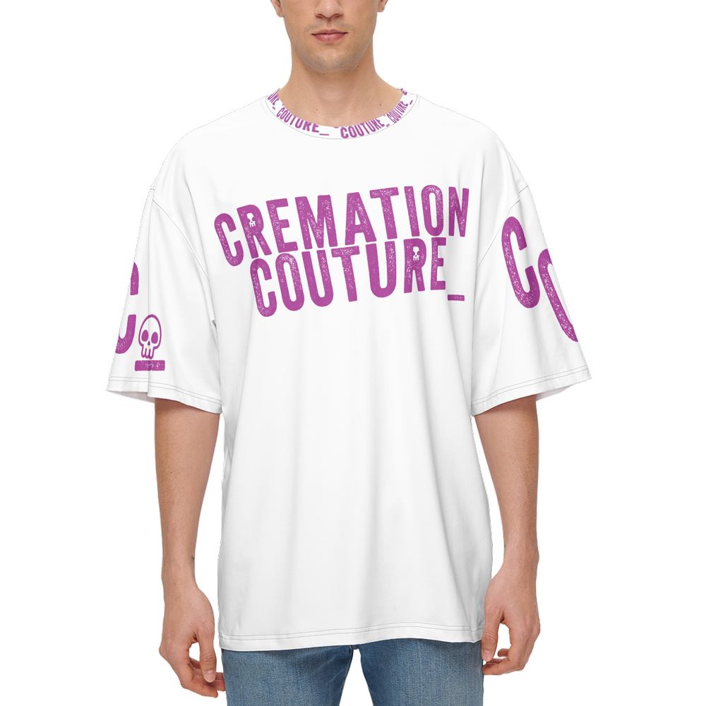 CREMATION COUTURE - Men’s Oversized Short-Sleeve T-Shirt-Heavyweight 225g - White